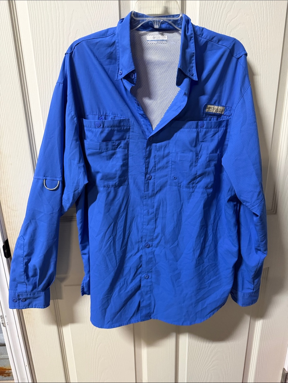 Men's Performance Fishing Shirt - Blue